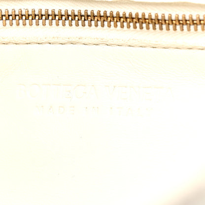 Bottega Veneta Grained Calfskin Maxi Intrecciato Cassette Crossbody Bag White 6 of 9
