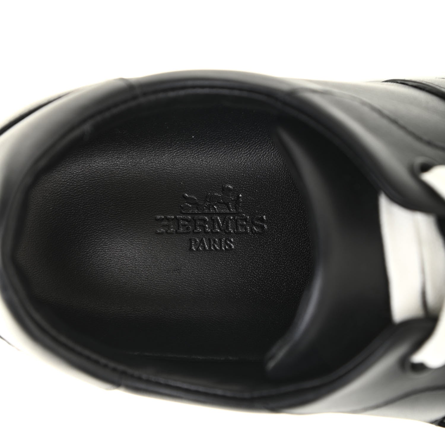 Hermes Calfskin Day Sneakers 37 Black 6 of 9