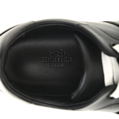 Hermes Calfskin Day Sneakers 37 Black 6 of 9