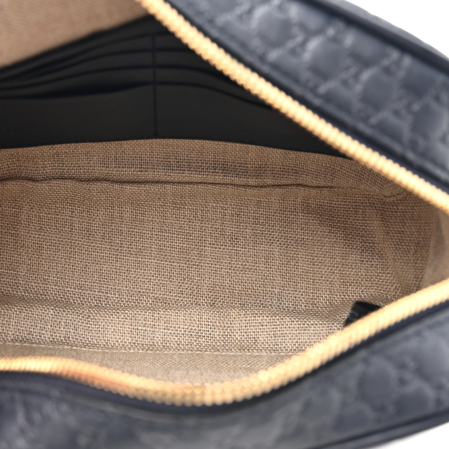 Microguccissima Mini Bree Messenger Bag Blue