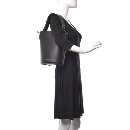 Burberry Supple Calfskin Small Bucket Black 2 of 11