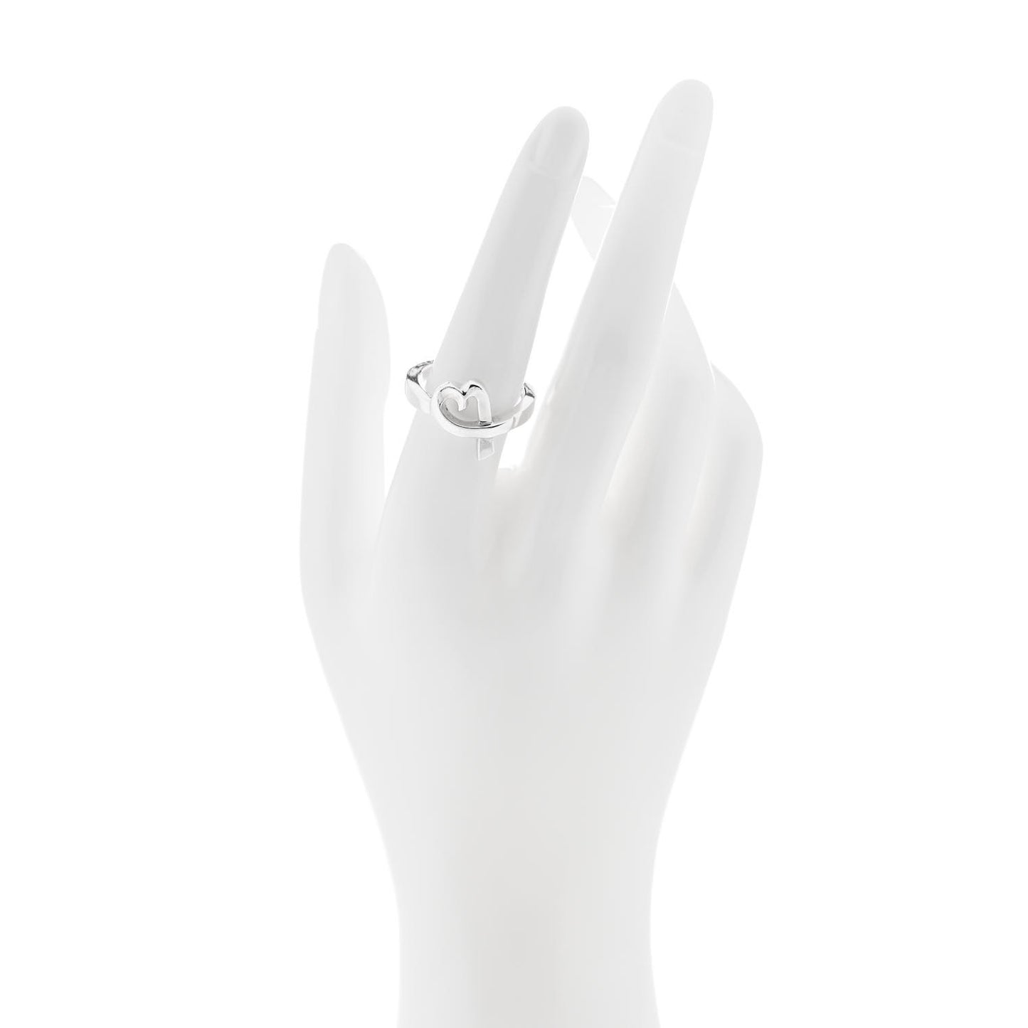 Sterling Silver Paloma Picasso Loving Heart Ring 56 7.5