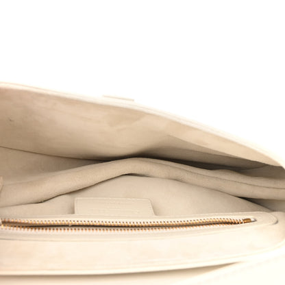 Christian Dior Ultra Matte Calfskin Saddle Bag Off White 5 of 10