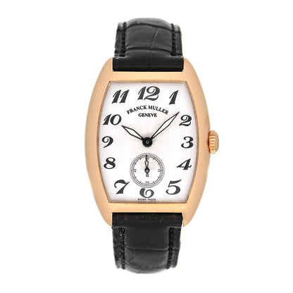 Franck Muller 18K Yellow Gold Alligator 29mm Casablanca Sahara Automatic Watch 7502S6 1 of 5