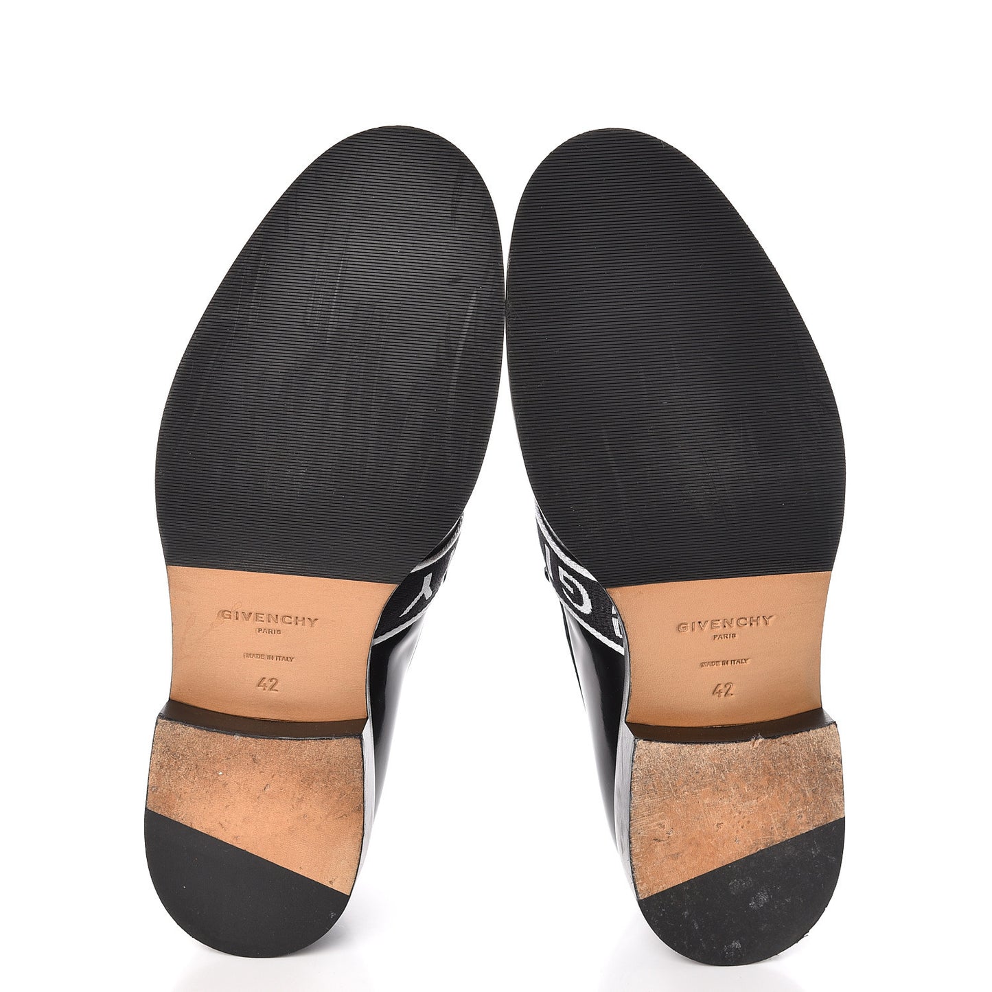 Calfskin Mens Cruz Penny Loafer 42 Black