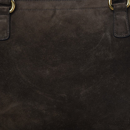 Gucci Suede Medium 1973 Top Handle Satchel Olive 10 of 16