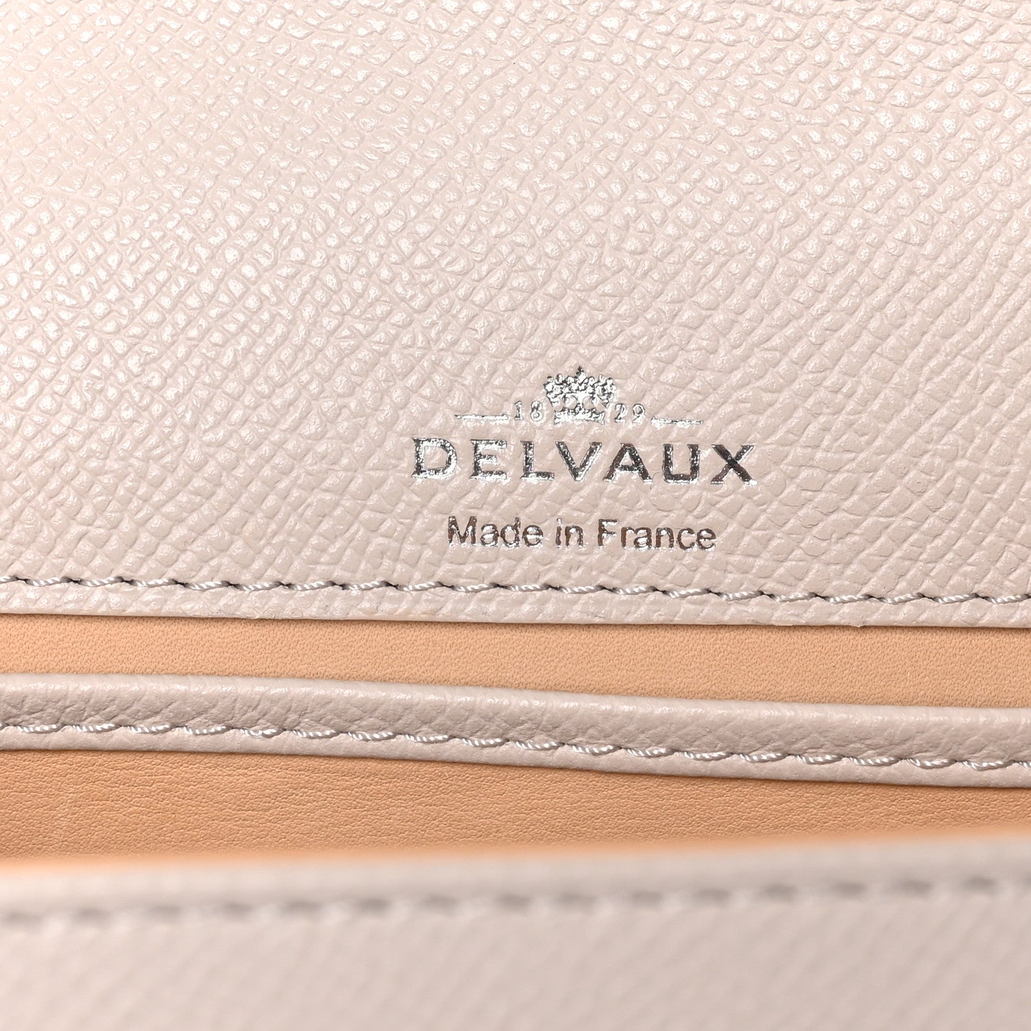 Delvaux Crispy Calfskin Mini Tempete Satchel Griege 6 of 9