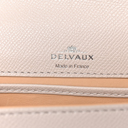 Delvaux Crispy Calfskin Mini Tempete Satchel Griege 6 of 9