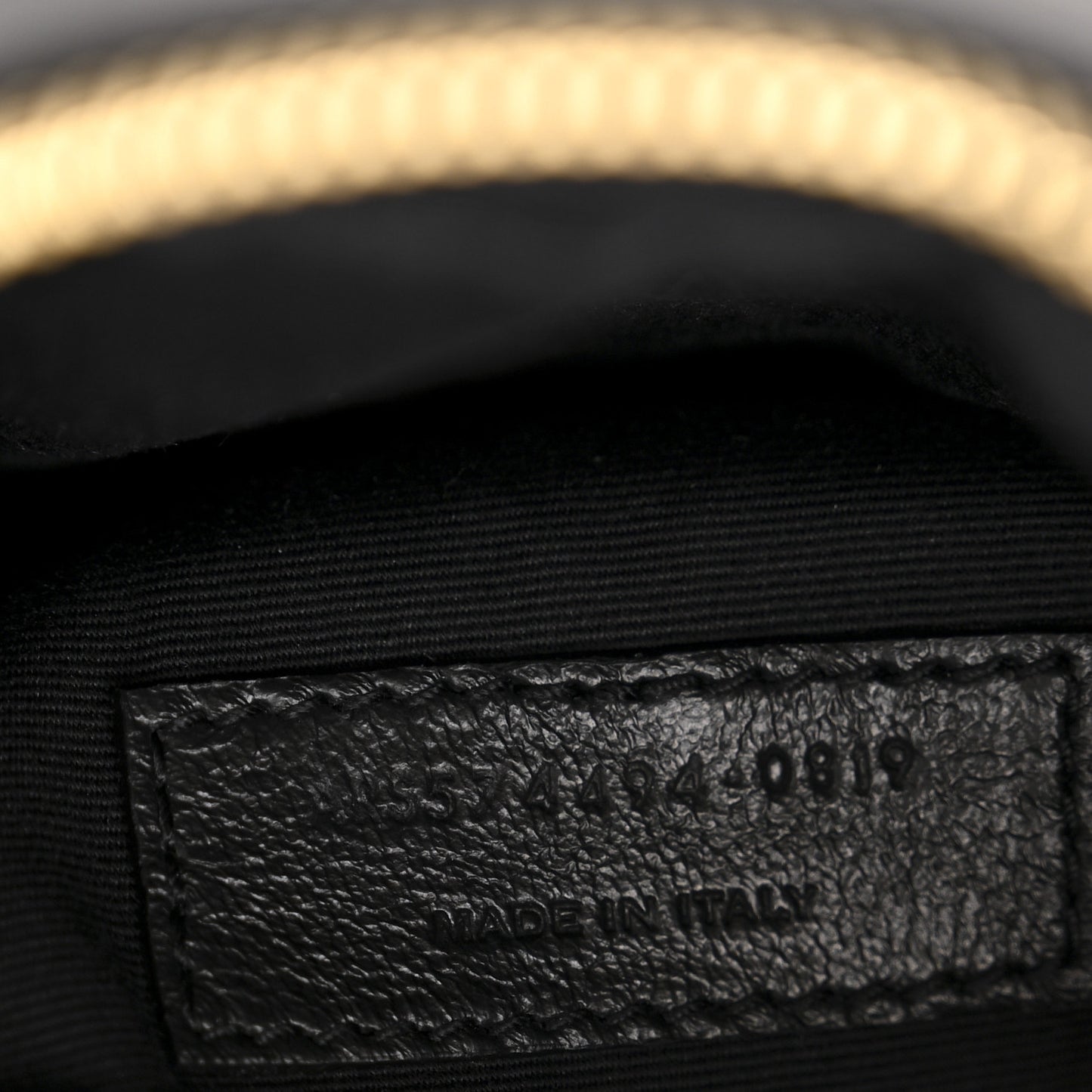 Calfskin Matelasse Monogram Lou Camera Bag Black