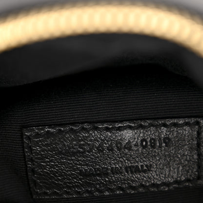 Saint Laurent Calfskin Matelasse Monogram Lou Camera Bag Black 7 of 12