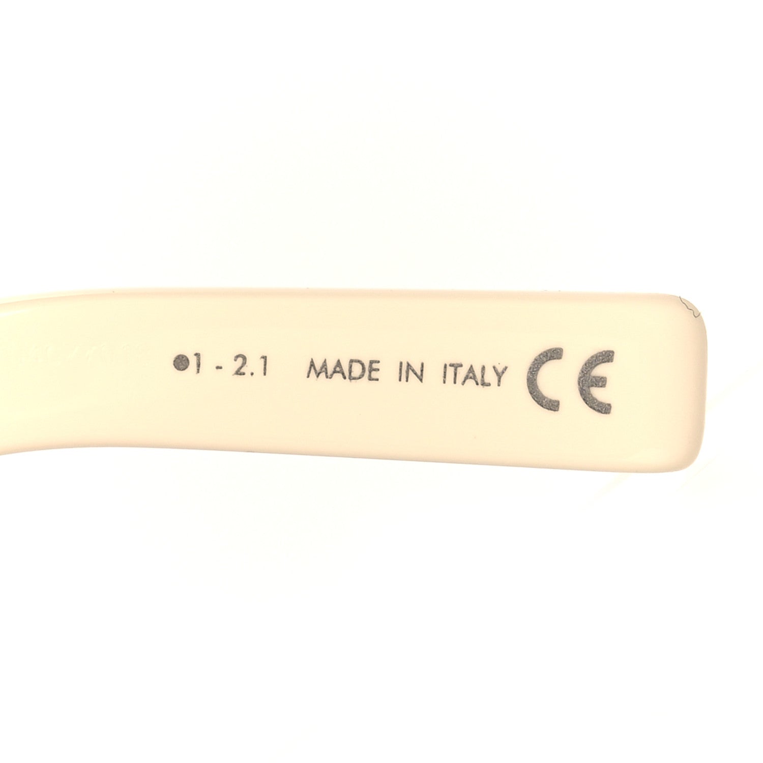 Christian Dior Acetate Rectangular CD Diamond S1I Sunglasses Ivory 8 of 9