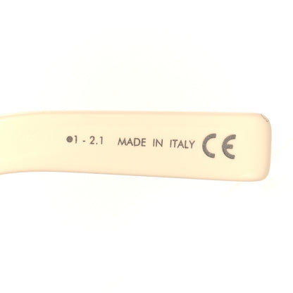 Christian Dior Acetate Rectangular CD Diamond S1I Sunglasses Ivory 8 of 9
