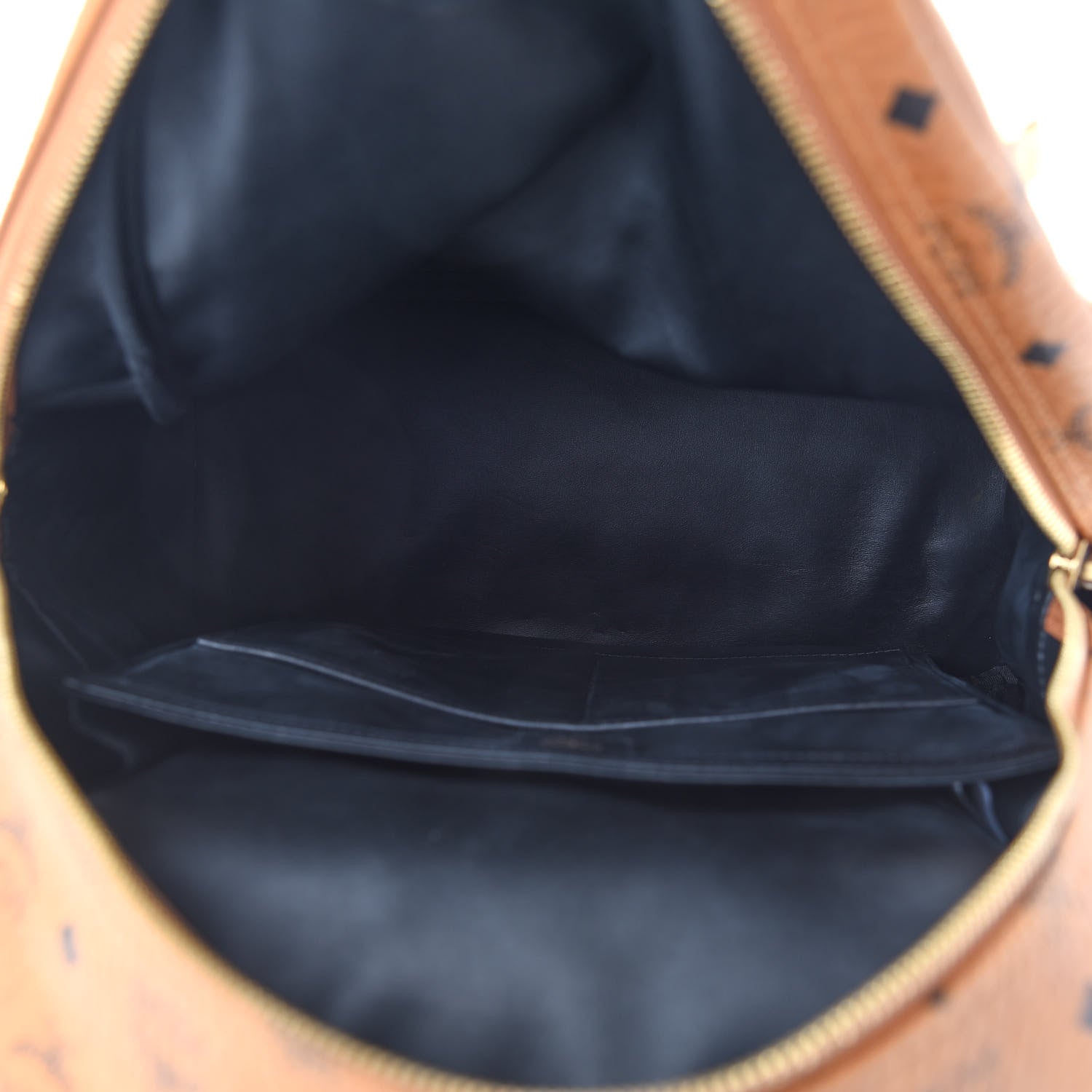 MCM Visetos Studded Medium Dual Stark Backpack Cognac 4 of 9