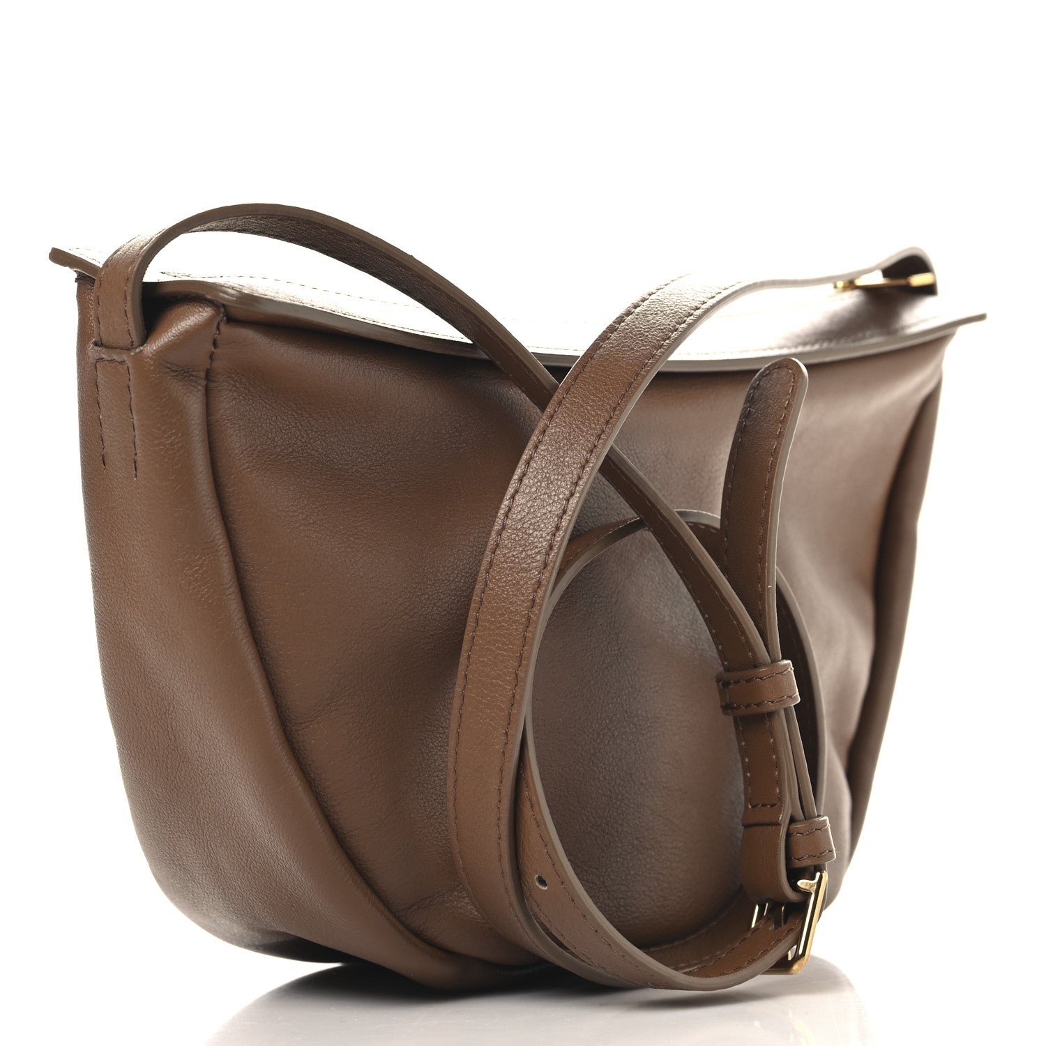 Mansur Gavriel Soft Calfskin Moon Sling Bag Brown 3 of 10