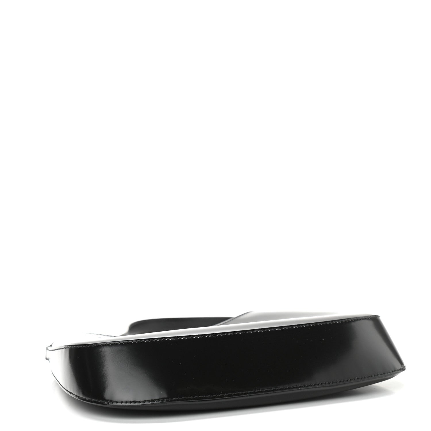 Prada Spazzolato Cleo Shoulder Bag Black 4 of 10