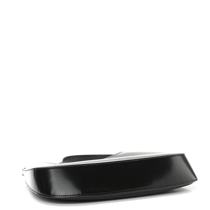 Prada Spazzolato Cleo Shoulder Bag Black 4 of 10