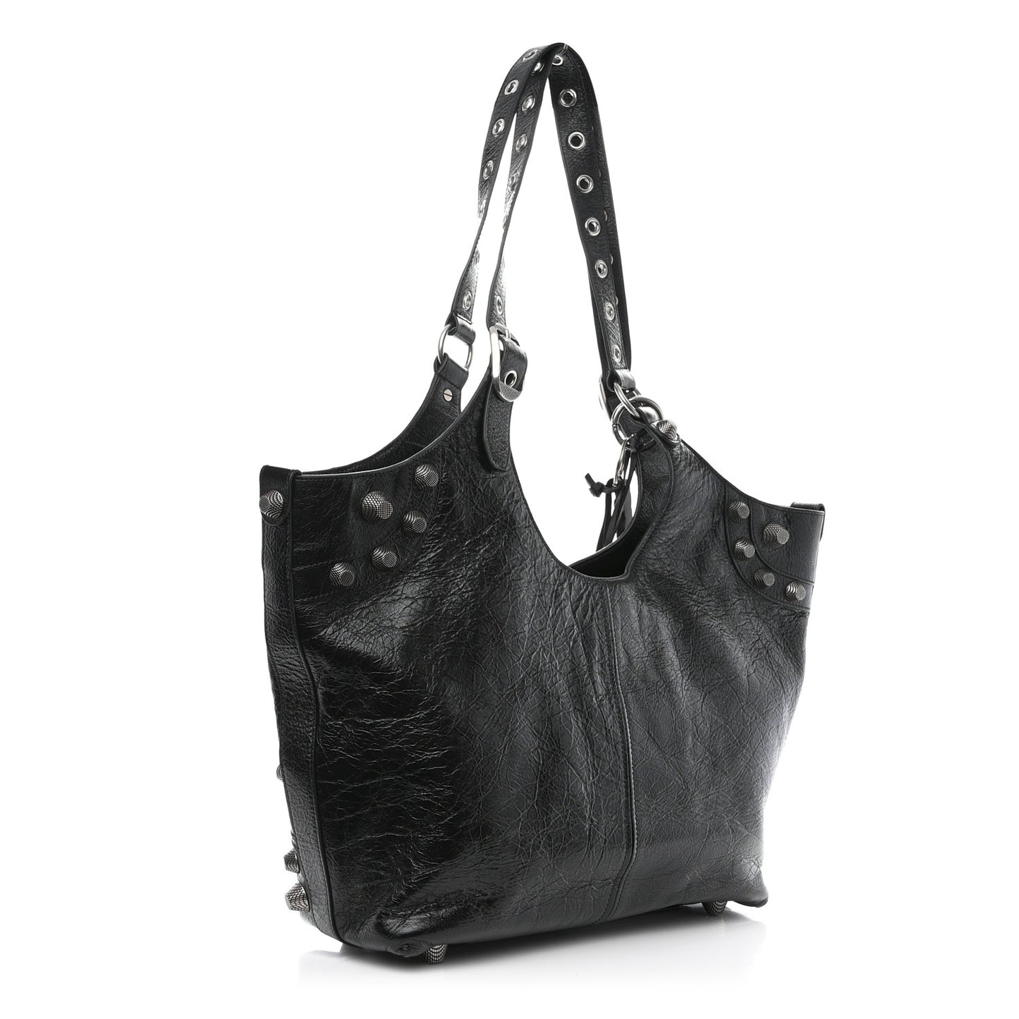 Agneau Arena Medium Le Cagole Carry All Bag Black