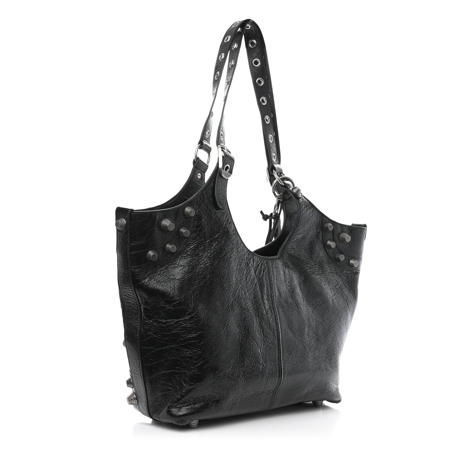 Balenciaga Agneau Arena Medium Le Cagole Carry All Bag Black 3 of 10