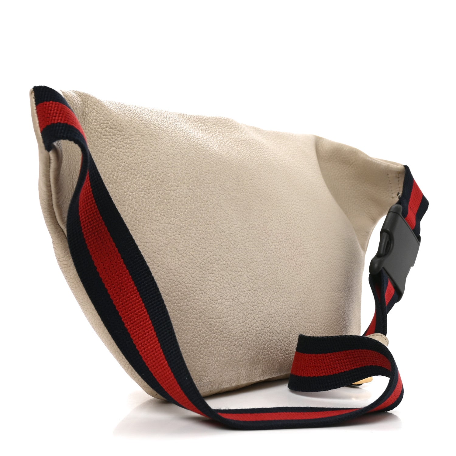 Gucci Grained Calfskin Logo Belt Bag White 2 of 9