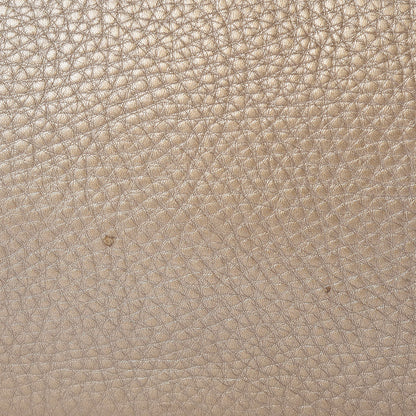 Gucci Metallic Pebbled Calfskin Medium Soho Chain Shoulder Bag Golden Beige 19 of 20