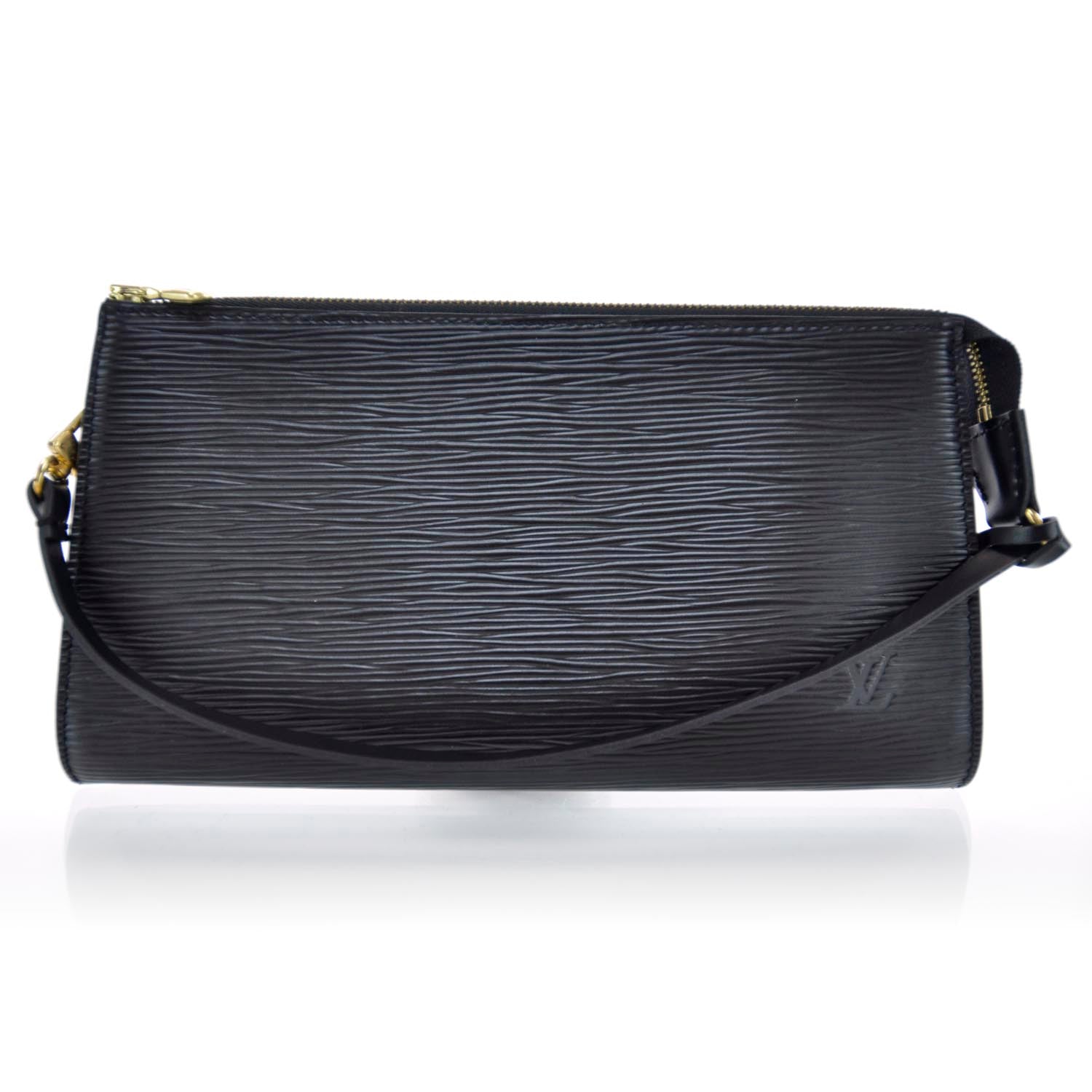 Louis Vuitton Epi Pochette Accessories 21 Black 1 of 7