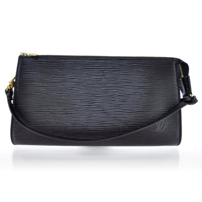 Louis Vuitton Epi Pochette Accessories 21 Black 1 of 7