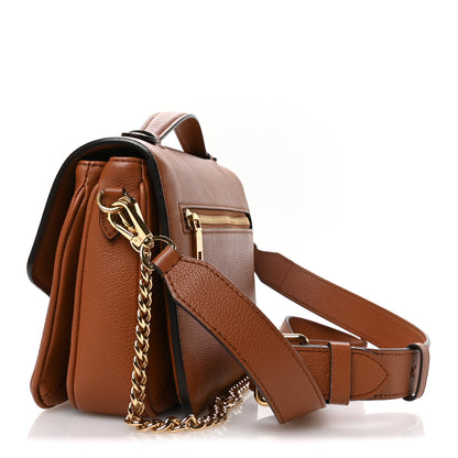 Louis Vuitton Grained Calfskin Lockme Oxford Cognac 3 of 10