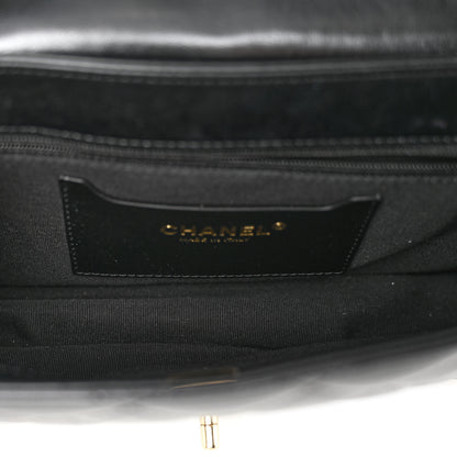 Chanel Lambskin Patent Calfskin Quilted Small Flap Bag Black 5 of 11