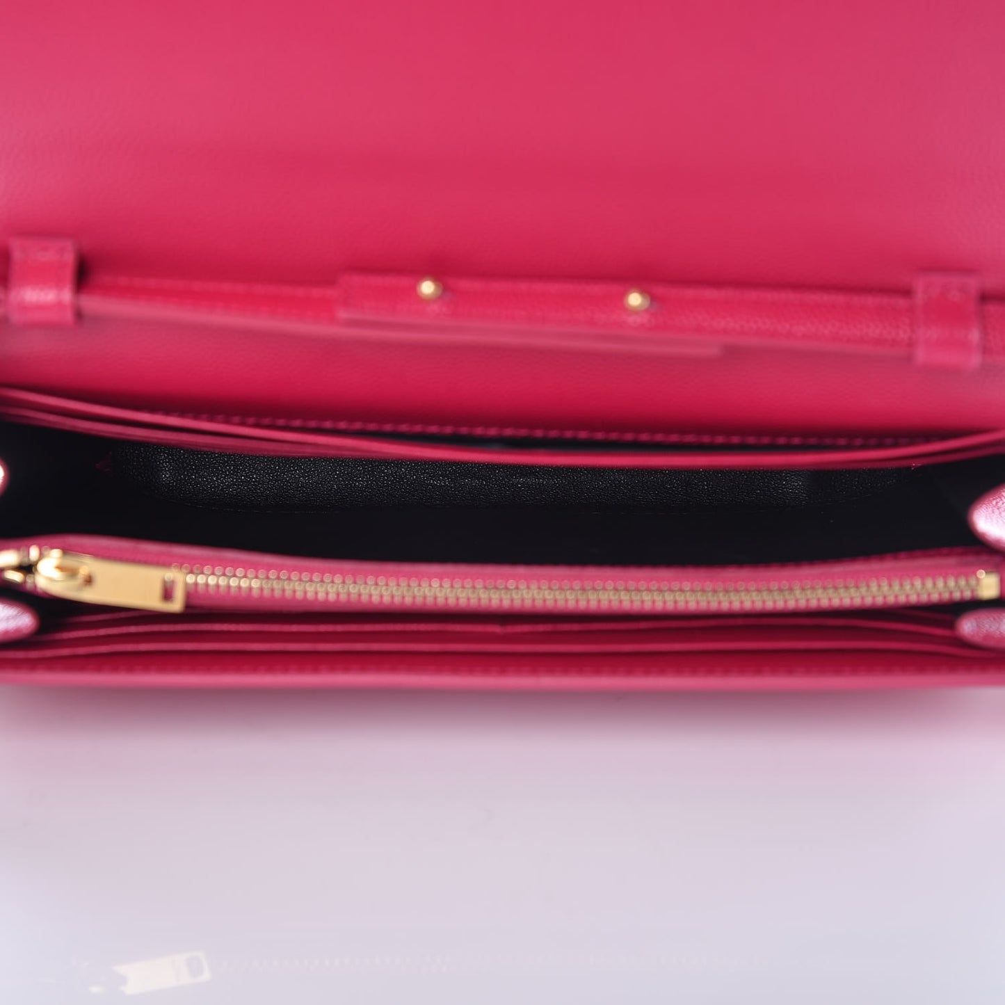 Grain De Poudre Monogram Chain Wallet Bubblegum