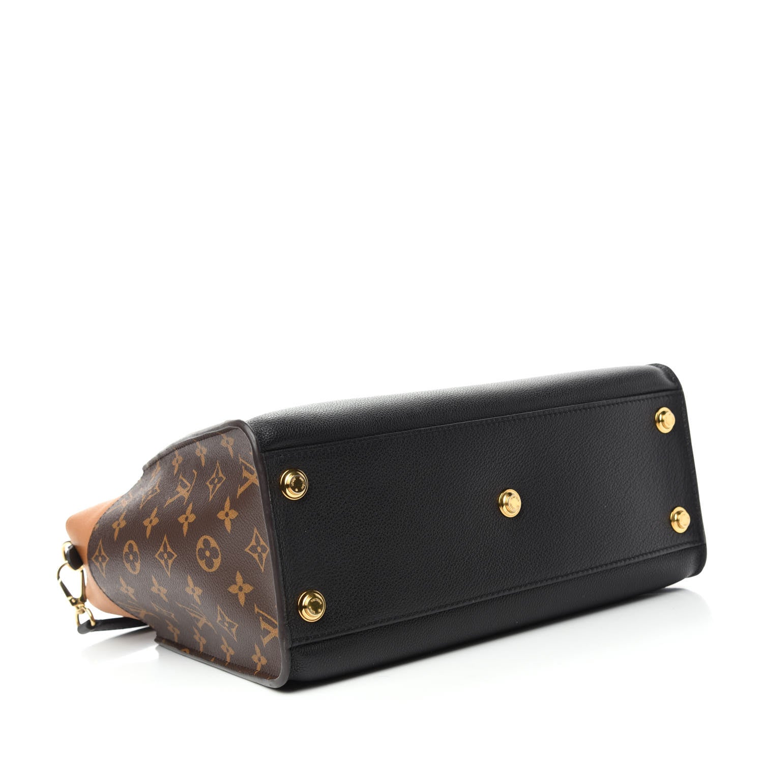 Louis Vuitton Calfskin Monogram On My Side Black 4 of 10