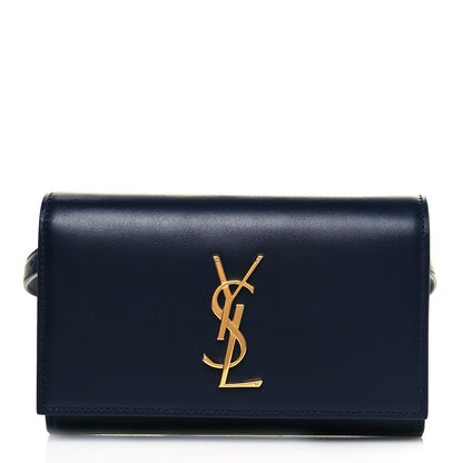 Saint Laurent Smooth Calfskin Monogram Kate Belt Bag Deep Marine 1 of 8