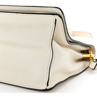 Prada Glace Calf Shoulder Bag White 9 of 11