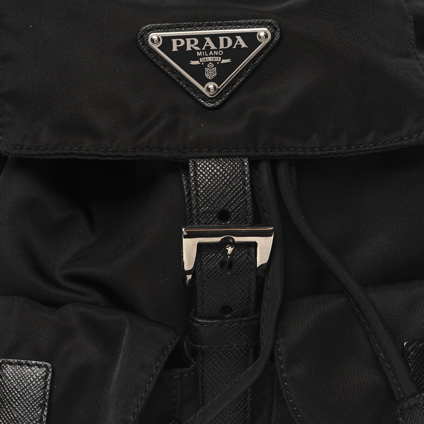 Tessuto Nylon Vela Small Backpack Black