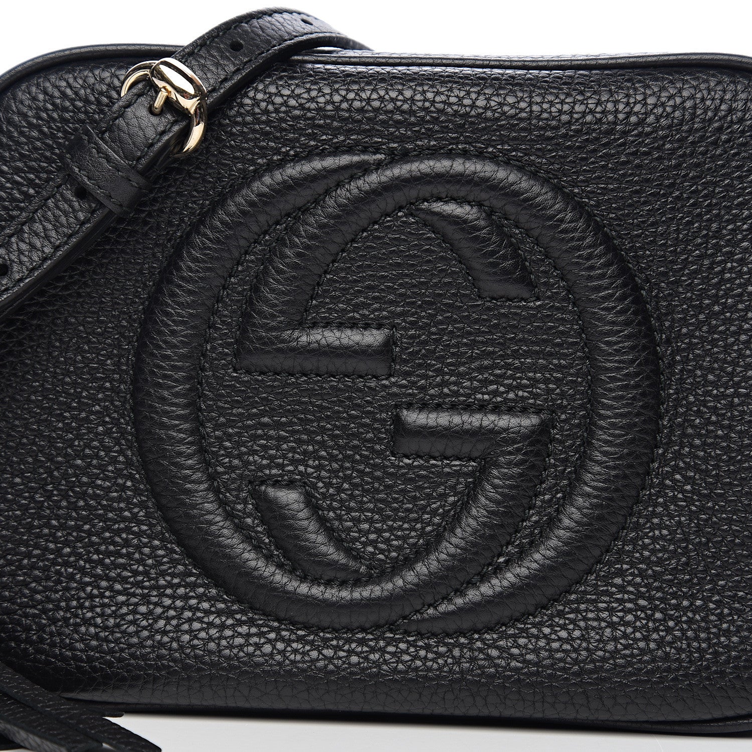 Gucci Pebbled Calfskin Small Soho Disco Bag Black 9 of 9
