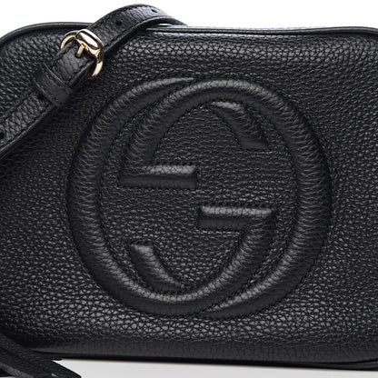 Gucci Pebbled Calfskin Small Soho Disco Bag Black 9 of 9