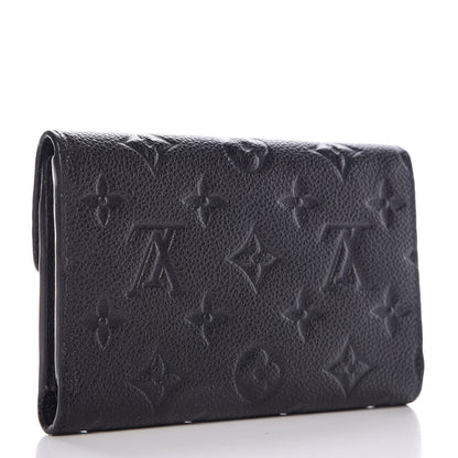 Louis Vuitton Empreinte Compact Curieuse Wallet Black 3 of 8