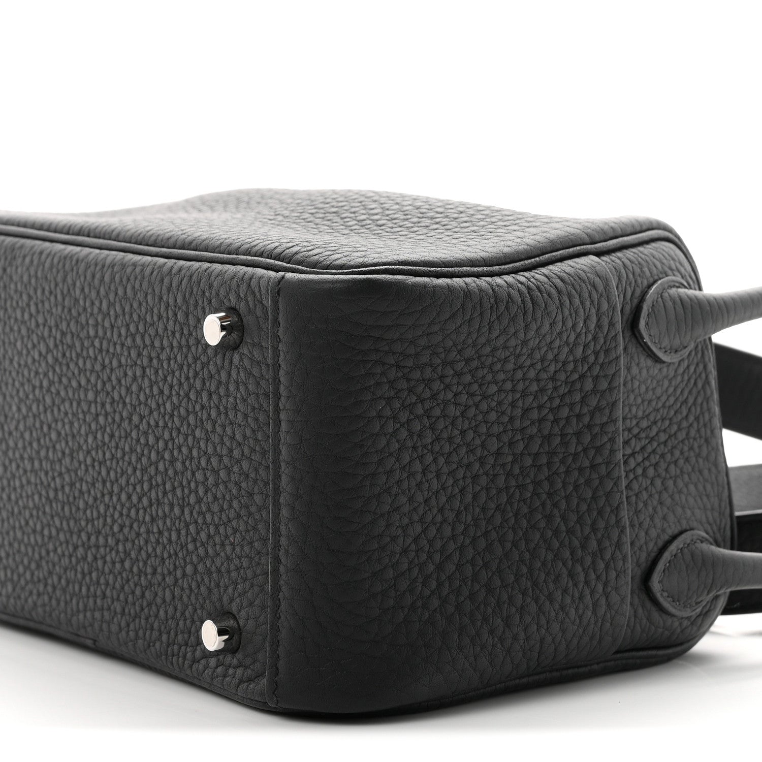 Hermes Taurillon Clemence Mini Lindy 20 Black 10 of 11