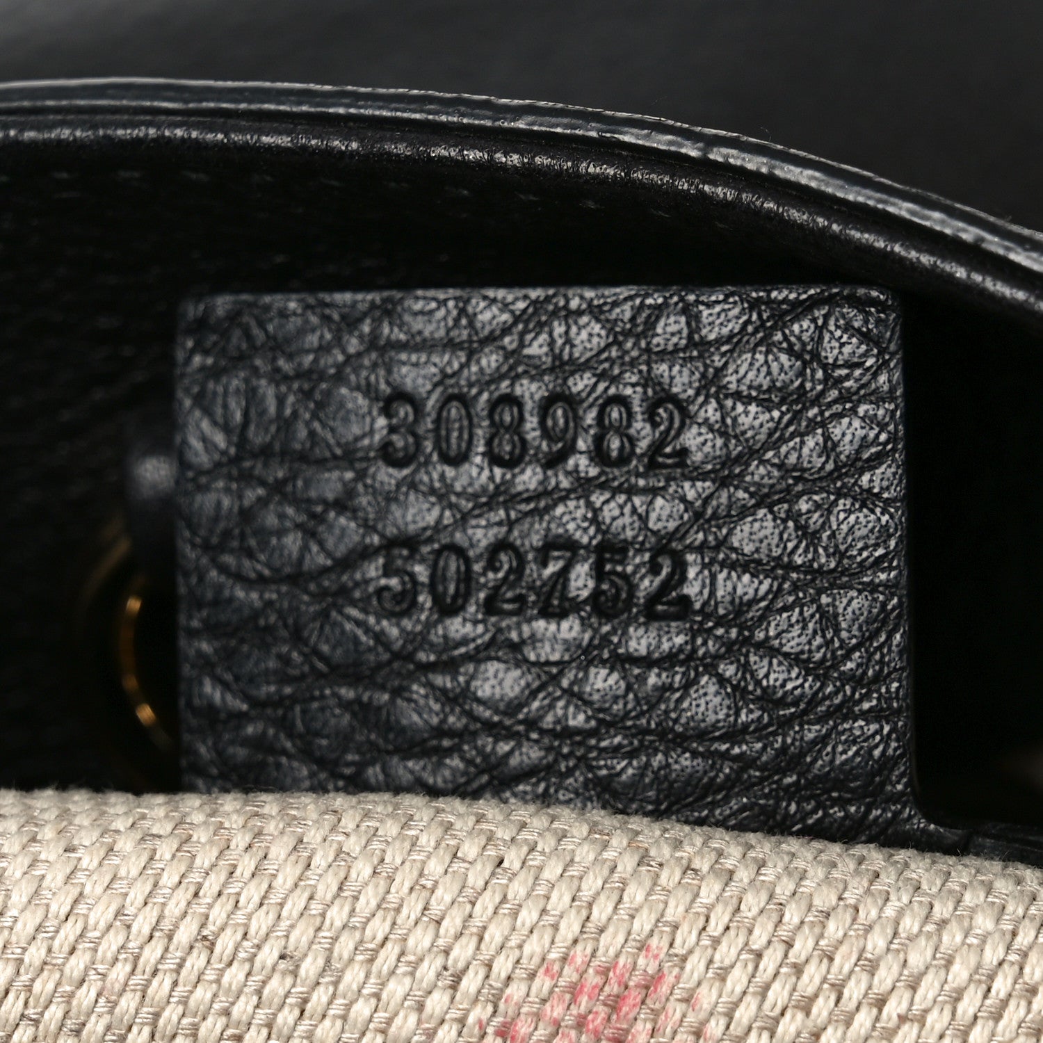 Gucci Pebbled Calfskin Medium Soho Chain Shoulder Bag Black 7 of 10