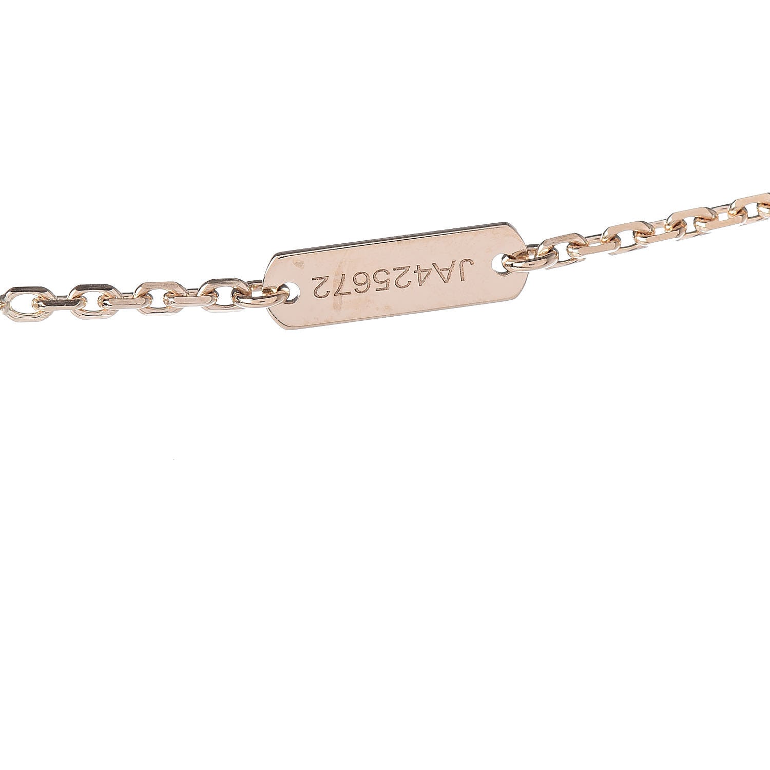 Van Cleef & Arpels 18K Yellow Gold Mother of Pearl Vintage Alhambra Pendant Necklace 5 of 8