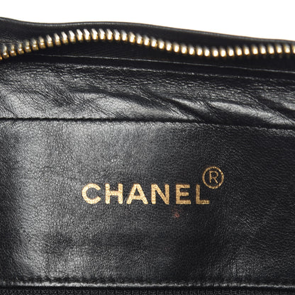 Chanel Lambskin Vertical Quilted Flap Camera Case Black 6 of 21