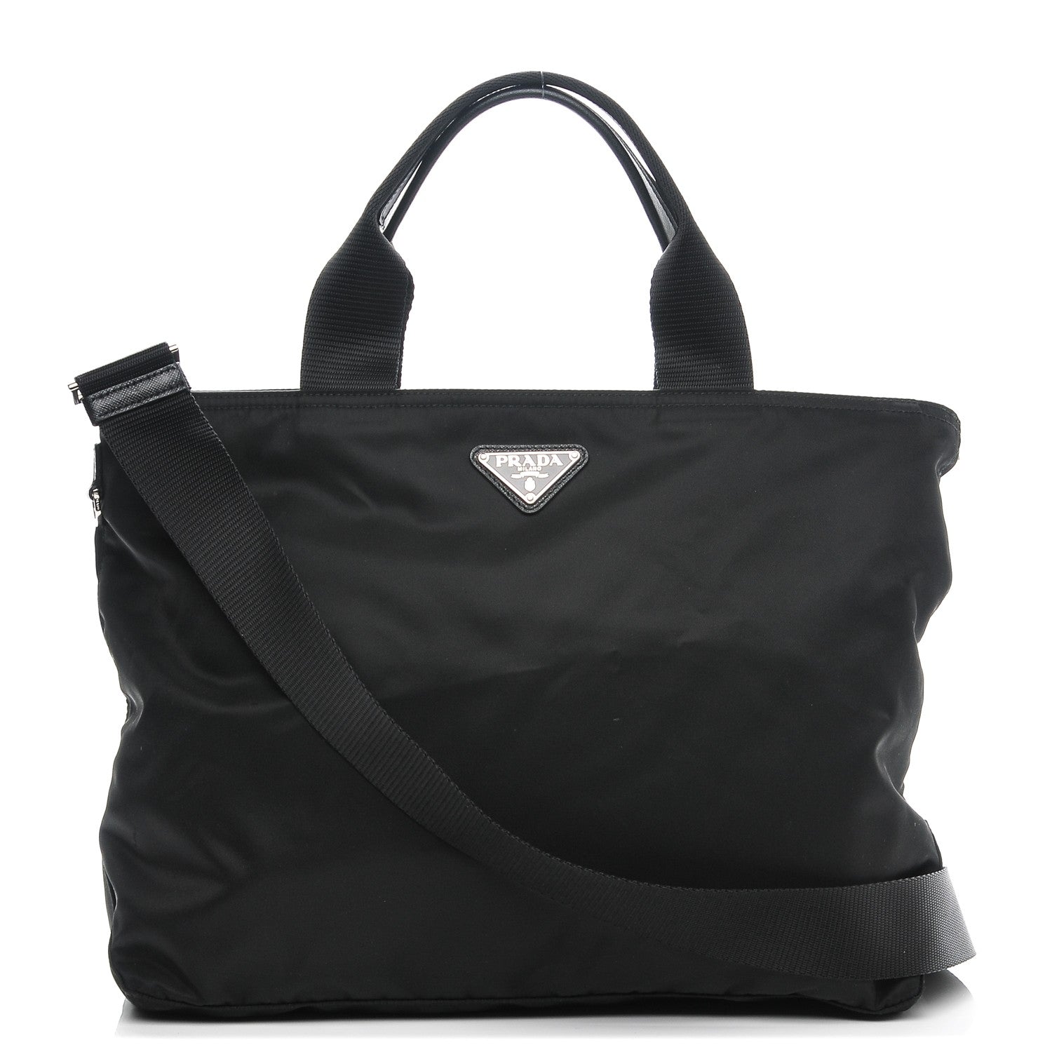 Prada Tessuto Nylon Tote Nero Black 1 of 5