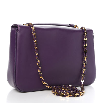 Fendi Nappa Be Baguette Crossbody Bag Violet 3 of 10
