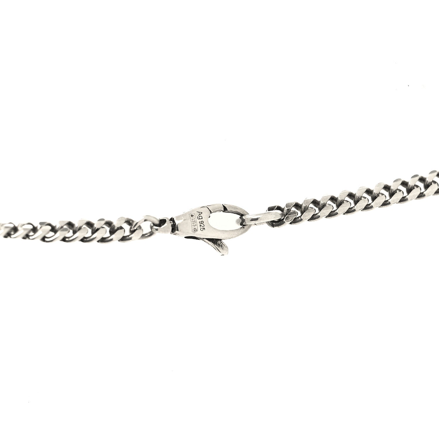 Gucci Sterling Silver Interlocking G Pendant Necklace 4 of 6