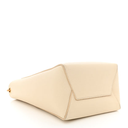 Celine Soft Grained Calfskin Small Sangle Bucket Bag Vanilla 3 of 10