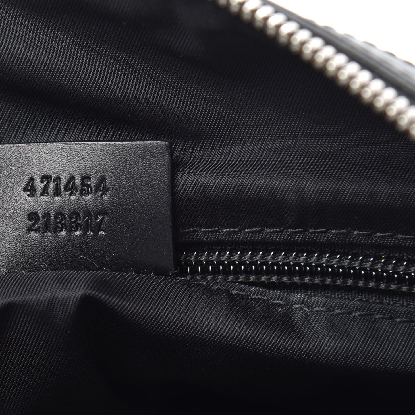GG Supreme Monogram Web Messenger Bag Black