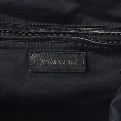 Saint Laurent Textured Patent Medium Easy Y Bag Black 5 of 8