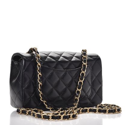 Chanel Caviar Quilted Mini Rectangular Flap Black 3 of 8