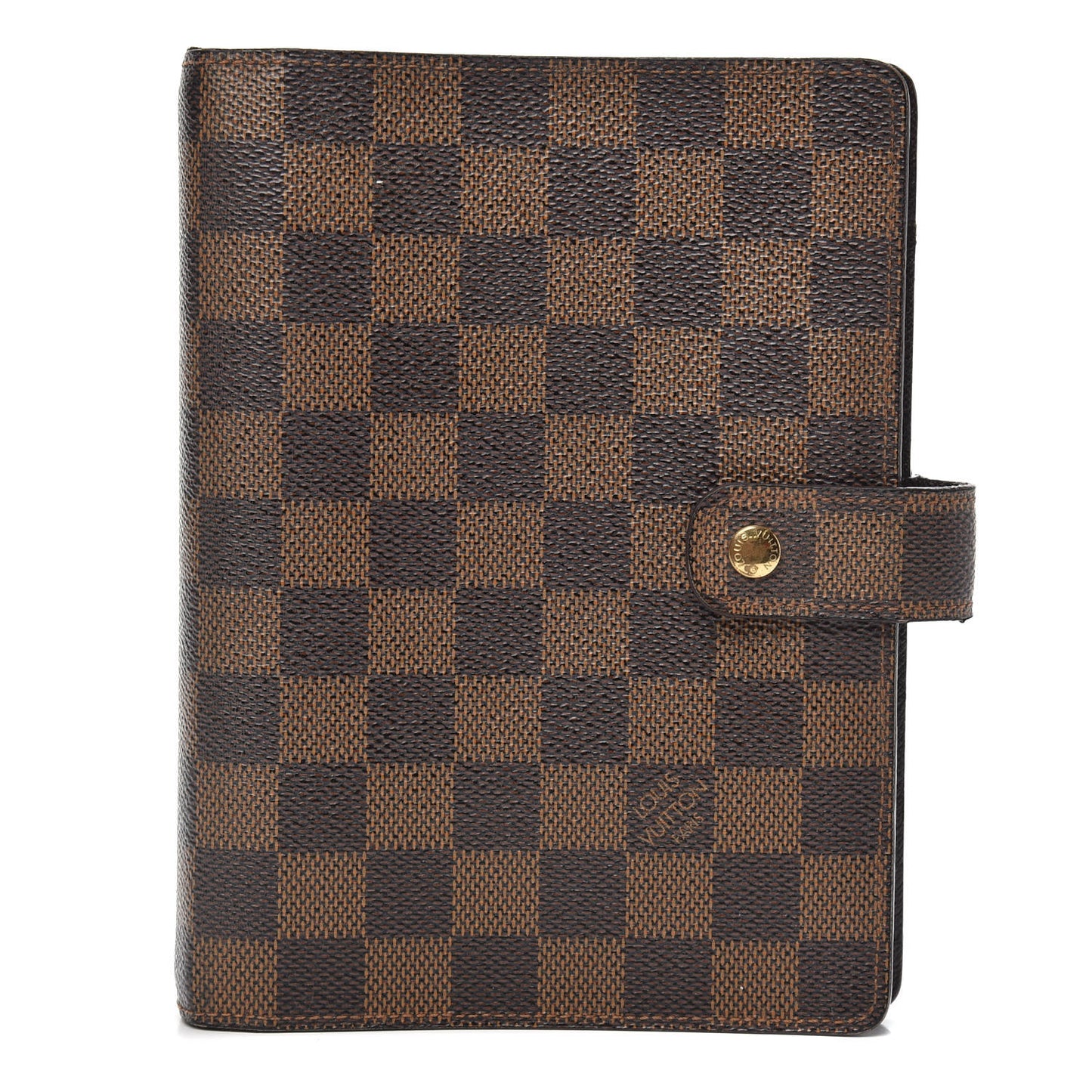 Damier Ebene Medium Ring Agenda Cover