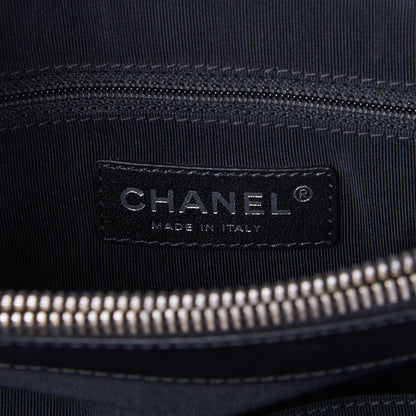 Chanel Glazed Calfskin Boy Tote Black 7 of 10