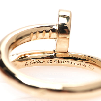 Cartier 18K Yellow Gold Juste Un Clou Ring 50 5.25 3 of 4